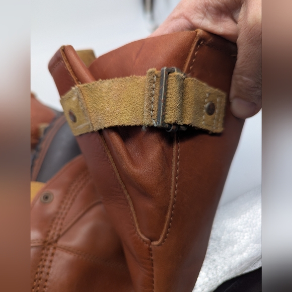 Vintage Sorel Slimpack Riding Boots Size 7 EU 38 Rare Cinnamon Spot On Front - Picture 8 of 12